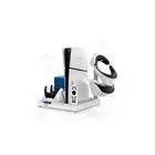 iPega P5S028 All-in-One Charging Stand with Cooling for PS5/PS5 Slim/PS5 Pro White Foto 6
