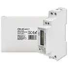 Qoltec Single-phase electronic energy meter | DIN rail | 230V | LCD | 1P | Slim Фото num