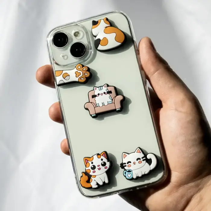 3D Sticker Cat 5pcs set Фото num