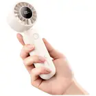 Hand fan USAMS Mini ZB352 1200mAh folding beige Фото num