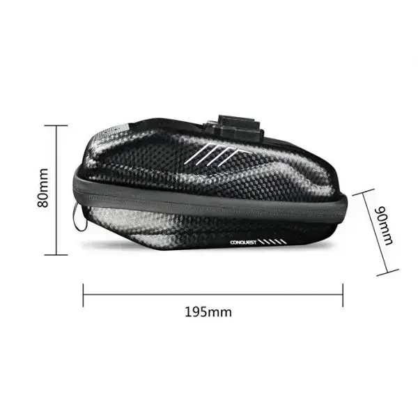 Etui|sakwa pod siodełko WILDMAN XS E7S uchwyt rowerowy czarna|black Foto 3