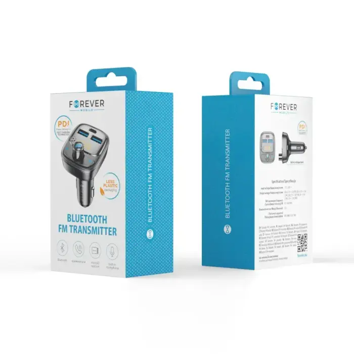 Forever FM transmitter Bluetooth TR-370 black Фото num