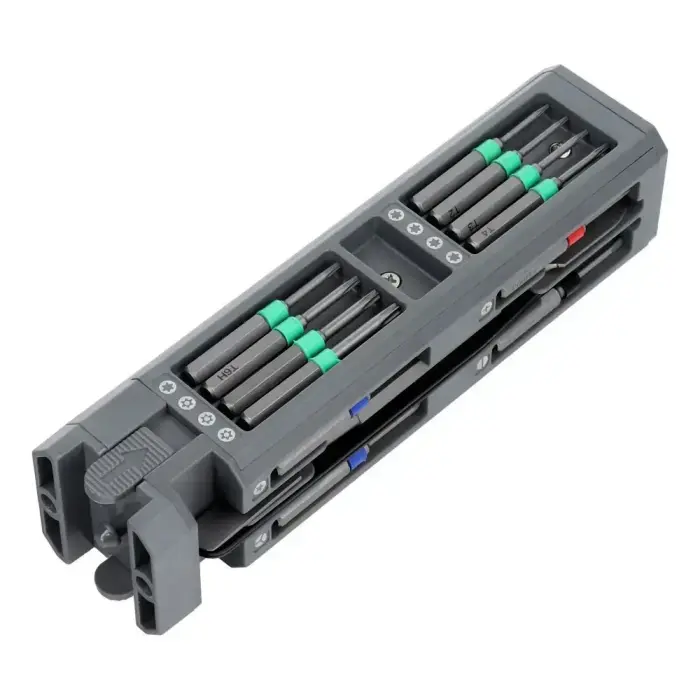 Set of service screwdrivers, 30-in-1 aluminum bits Photo