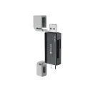 Devia card reader 2in1 EL239 USB/USB-C 2.0 black Photo