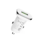 Зарядка для автомобиля Borofone BZ12A | 18W | QC | USB-A | белая Фото num