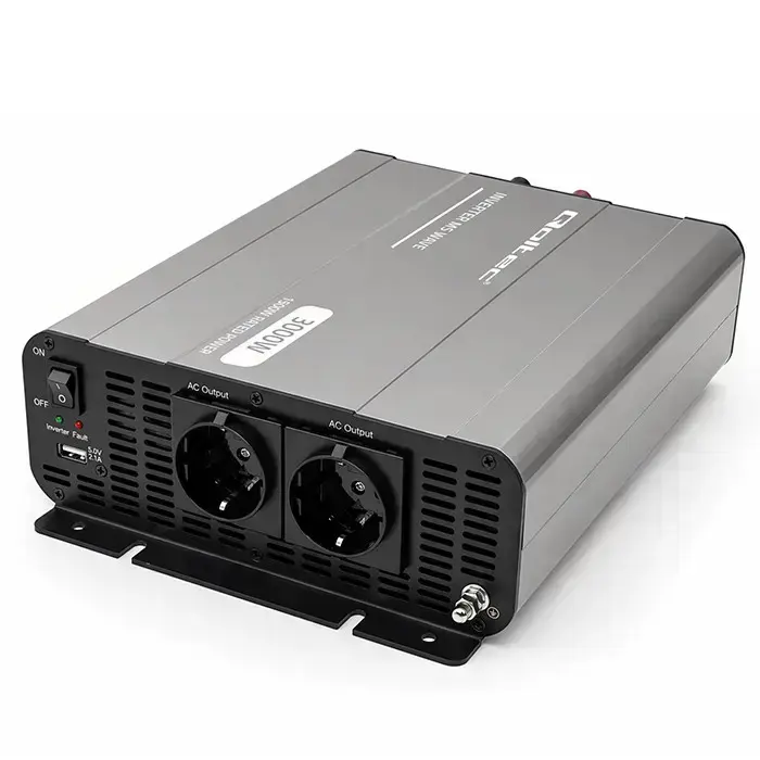 Qoltec MS Wave Voltage Converter | 12V to 230V | 1500/3000W | USB | Compatible with LiFePO4, GEL and AGM batteries Foto 5