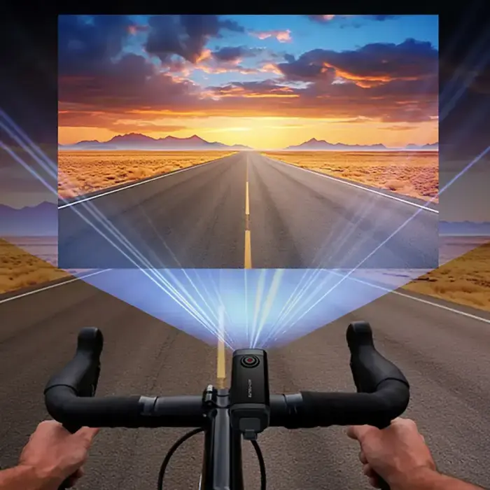 AKEEYO 710 Lite Handlebar Action Camera for Bikes and Motorcycles - Black Photo