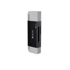 Devia card reader 2in1 EL240 USB/USB-C 3.0 black Foto 7