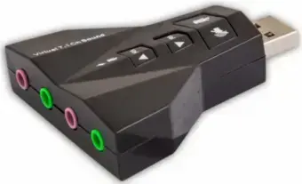 Savio AK-08 Sound Card USB | 7.1 | Adjustable Volume | Microphone Photo
