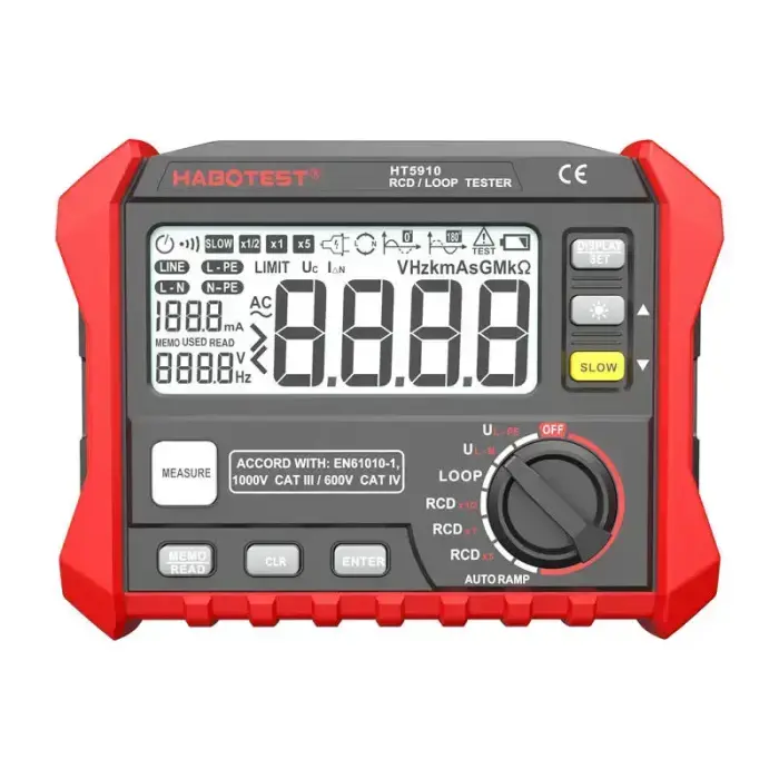 Digital RCD / Loop Resistance Tester Habotest HT5910 Фото num