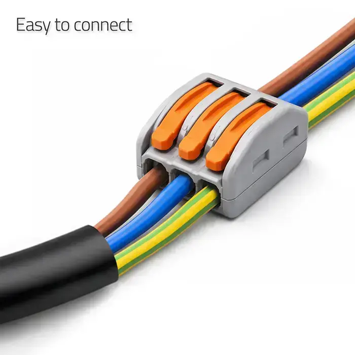 Qoltec IEC C13 Power cable | stripped and soldered | Pure copper Cu | 3x0.75mm² | 0.5m Фото num