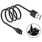 Cable USB-A Beline for Charging Garmin Watches 1m black Foto 1