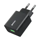 BWOO wall charger CDA249 5V 2,4A USB-A, black Фото num