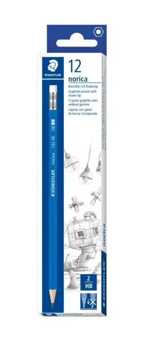 Zīmulis STAEDTLER Norica HB ar dzēšgumiju Foto 8