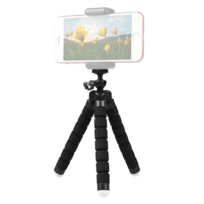 A tripod for a phone and a selfie camera with a tripod Foto 5