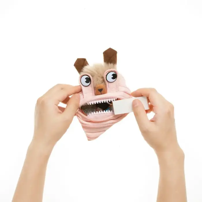 Penālis ZIPIT Lola Mini Pouch, persiku krāsa Photo