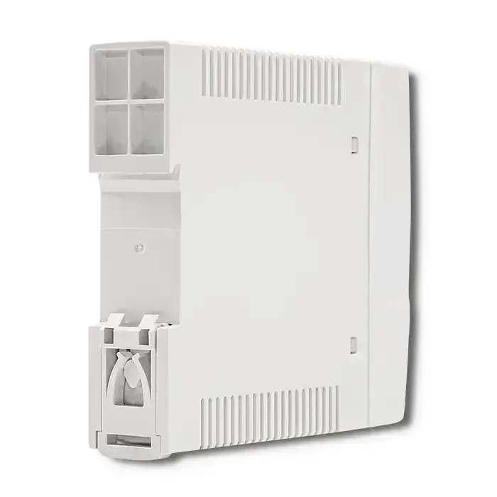 Qoltec DIN rail power supply | 10W | 24V | 0.42A | White | Slim Фото num