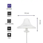 Qoltec Wi-Fi 2.4/2.5GHz omnidirectional antenna | 5dBi | Indoor Фото num