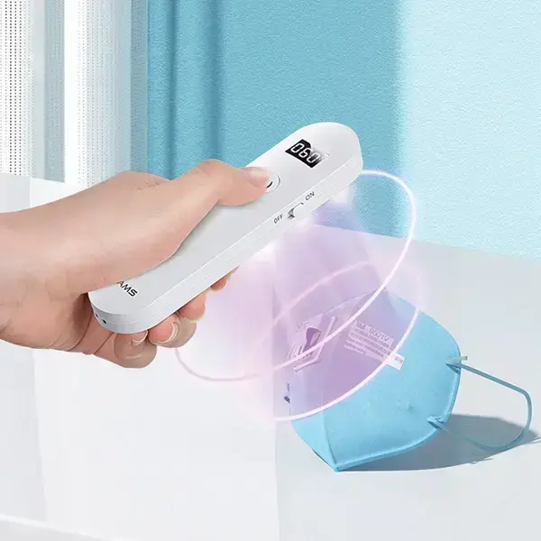 USAMS Mini UV-C Disinfecting Lamp Handheld Sterilizer white ZB159XDD01 (US-ZB159) Фото num