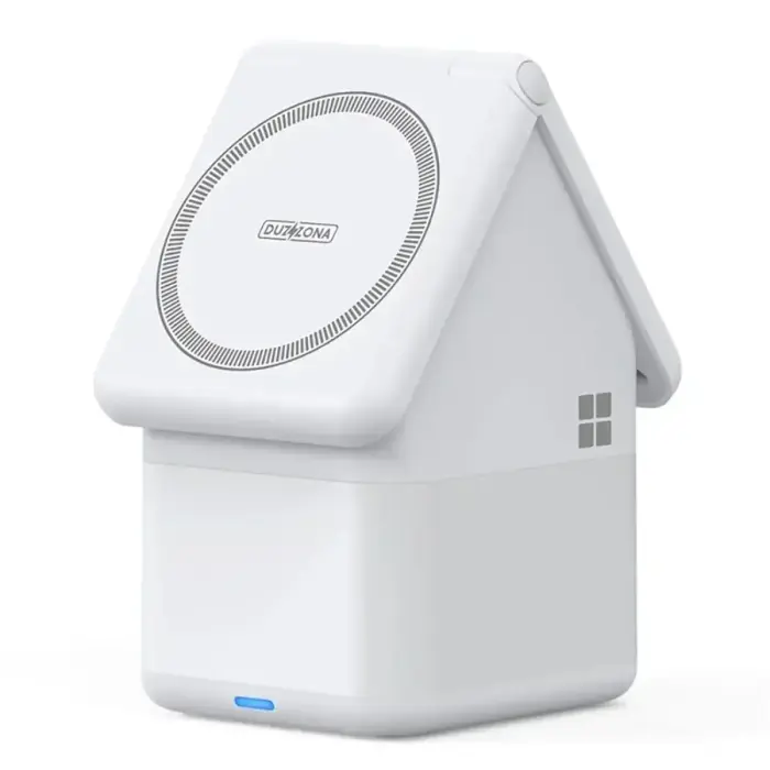 Duzzona W20 15W 4in1 inductive charger for iPhone | AirPods | Apple Watch with night lamp - white Фото num