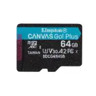 Kingston memory card 64GB microSDXC Canvas Go Plus Gen4 200MB/s A2 U3 V30 Фото num