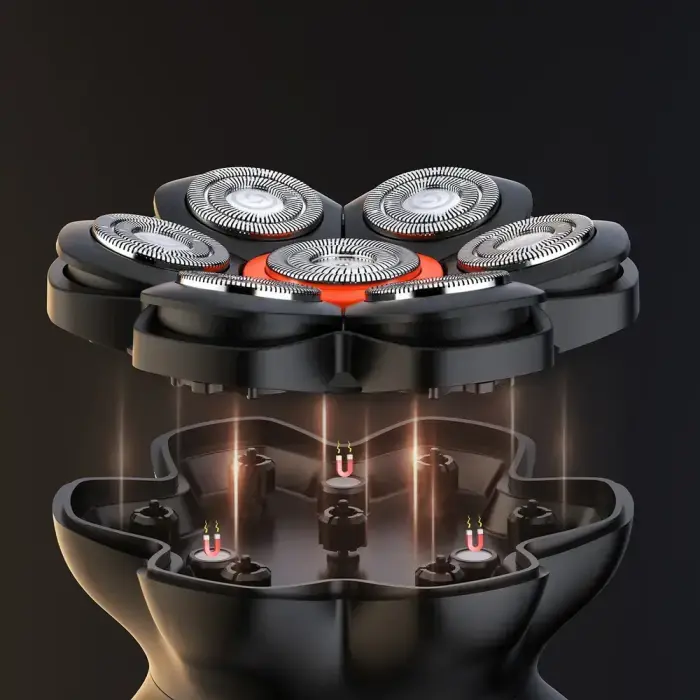MAXGROOM JK-1688 Electric Shaver for Head and Beard - Black Photo