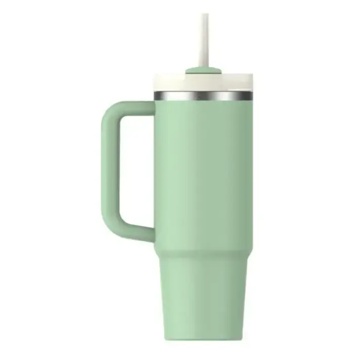 Термокружка с трубочкой The Quencher H2.O FlowState Tumbler 0,89 л фисташкового цвета Фото num