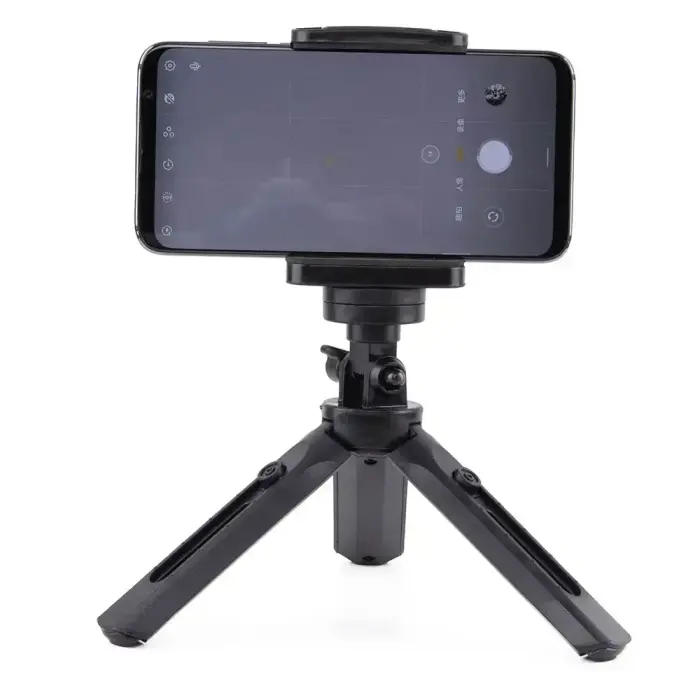 Мини-штатив с держателем телефона крепление selfie stick камеры GoPro держатель черный Фото num