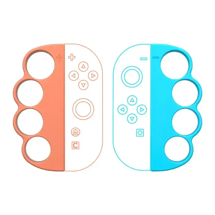 Nintendo Switch 23-in-1 Family Accessory Pack 2 - Orange and Blue Set Photo