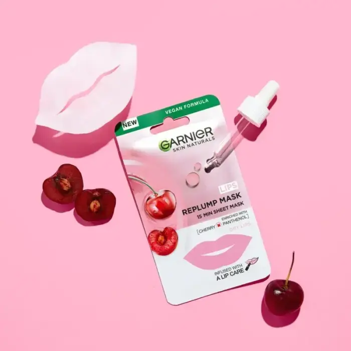 Garnier Skin Naturals Lips Replump Mask Re-plumping Face Mask for Lips 5 G Фото num