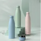THERMOS WITH WIRELESS SPEAKER 500ML RB-M5 BLUETOOTH 5.0 PINK/PINK Photo