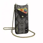 BAG - SNAKE Leather Case - IPHONE XS MAX Grey Photo