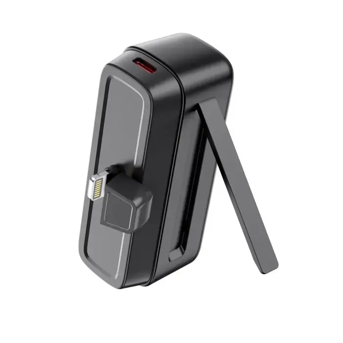XO mini PR244 ārējais akumulators (powerbank) | 5000 mAh | 20W | Lightning | melns Foto 3
