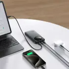 Joyroom JR-PBF12 внешний аккумулятор (powerbank) | 10000 mAh | 12W | USB-A, USB-C | черный Фото num