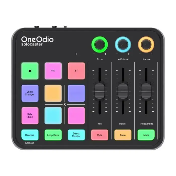 OneOdio Solocaster Audio Mixer and Sound Card Foto 1