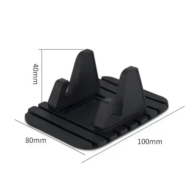 Silicone Car Phone Holder Dashboard Desktop Stand black Foto 10