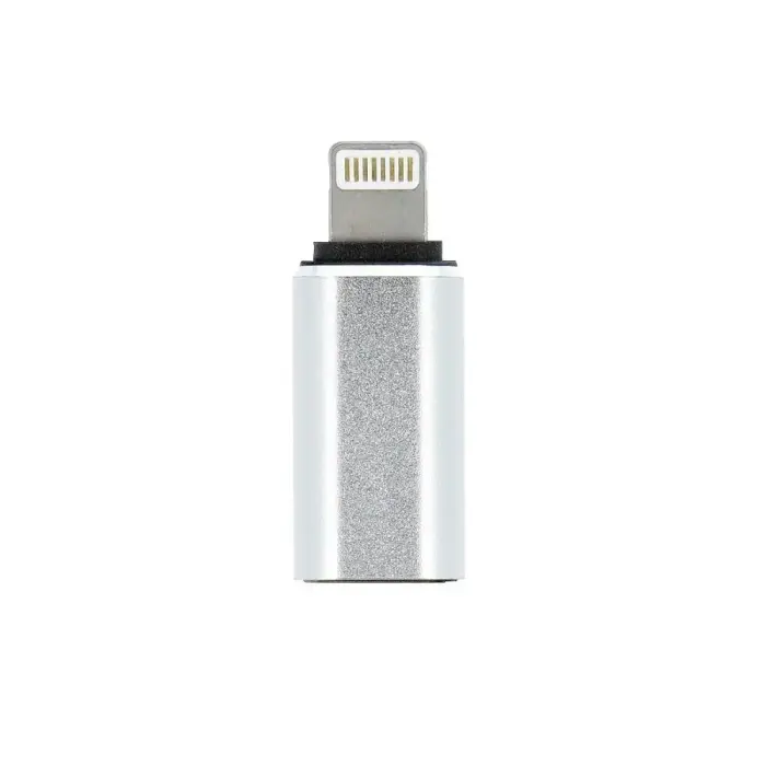 Adapter Type C (female) to Lightning (male) silver Photo