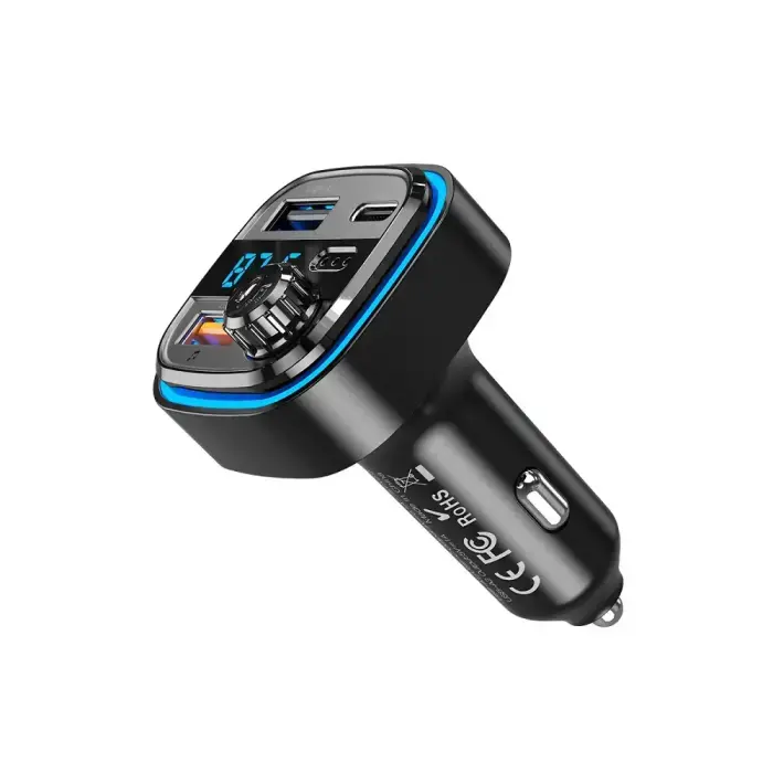 XO transmiter FM BCC08 Bluetooth MP3 car charger 3,1A black Photo
