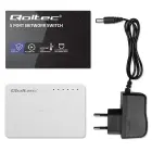 Qoltec Network SWITCH | 5 x RJ45 port | 1000Mbps | Fast Ethernet | LAN Photo