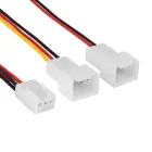 Adapter with cable Akyga AK-CA-52 3 pin (f) | 2x 3 pin (m) 2x 15cm Foto 4