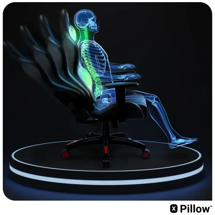 Gaming chair Diablo Chairs X-One 2.0 King Size black-red Foto 12