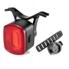 Rockbros Q2S LED Rear Bike Light with Smart Stop System + USB-C - USB-A Cable - Black Фото num