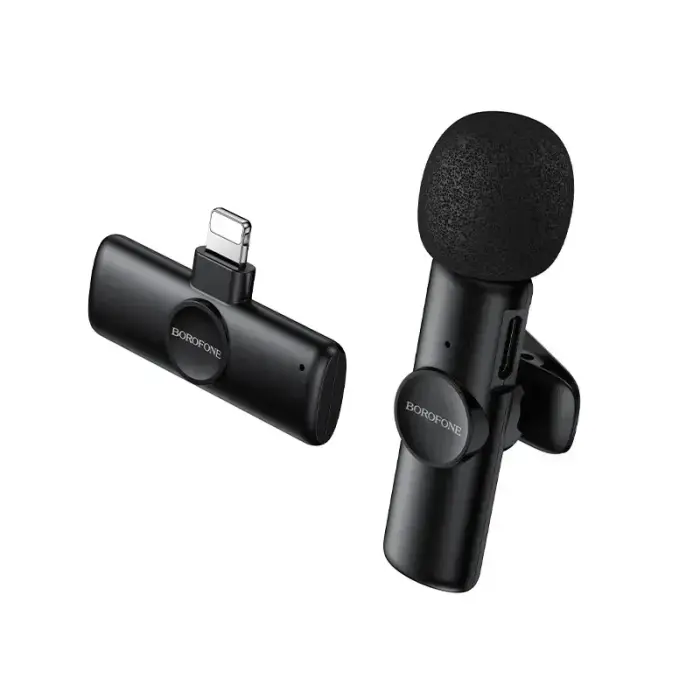 Borofone Lavalier wireless microphone BFK16 Winner Lightning black Photo