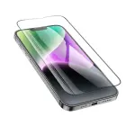 Tempered glass to iPhone 13 / 13 PRO / 14 / 16e (SE 4 2025) Hoco HD 5D Guardian shield 10 sztuk G14 black Foto 4