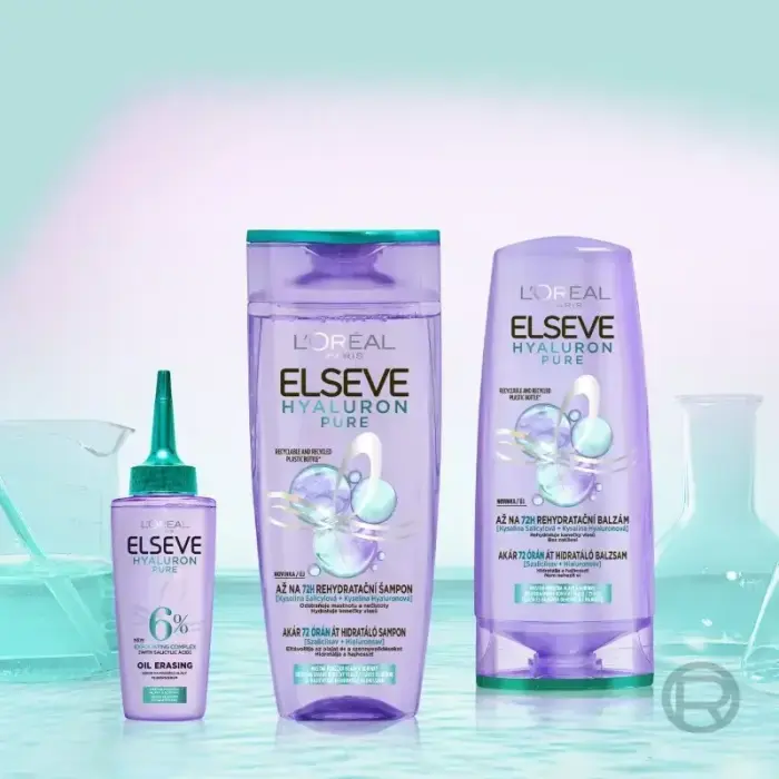 L’oréal Paris Elseve Hyaluron Pure Hair Balm for Oily Scalp and Dry Ends 200 Ml Фото num