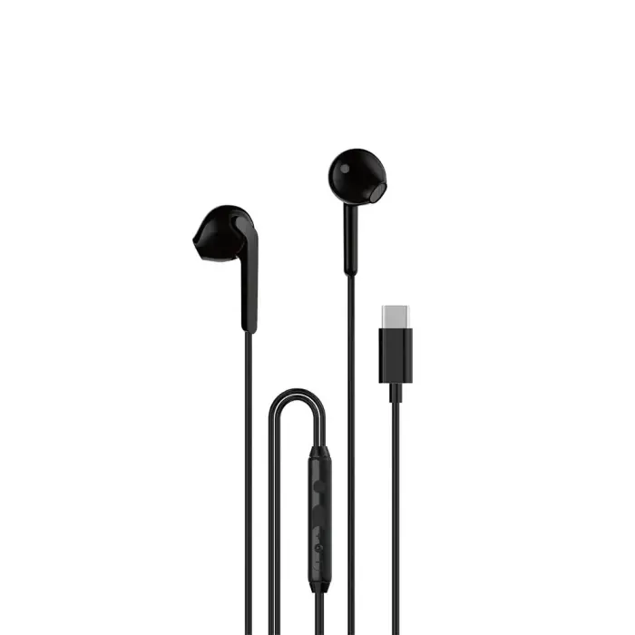 Dudao X3C In-Ear Wired USB-C Headphones 1.2m - Black Фото num