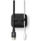 Spigen Magnetic cable holder magnetic cable organizer black Photo
