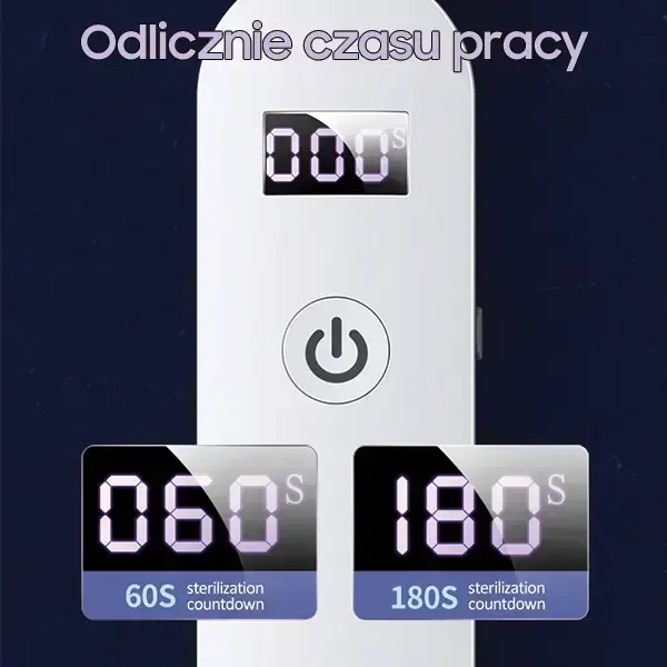 USAMS Mini UV-C Disinfecting Lamp Handheld Sterilizer white ZB159XDD01 (US-ZB159) Фото num