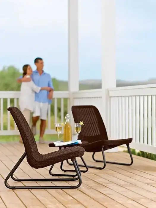Садовая мебель Rio Patio Set коричневая Фото num