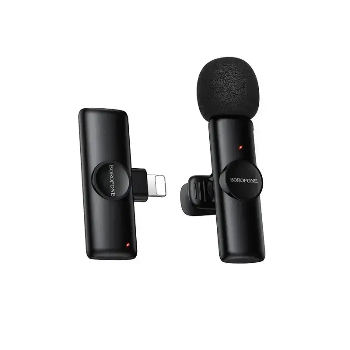 Borofone Lavalier wireless microphone BFK16 Winner Lightning black Photo